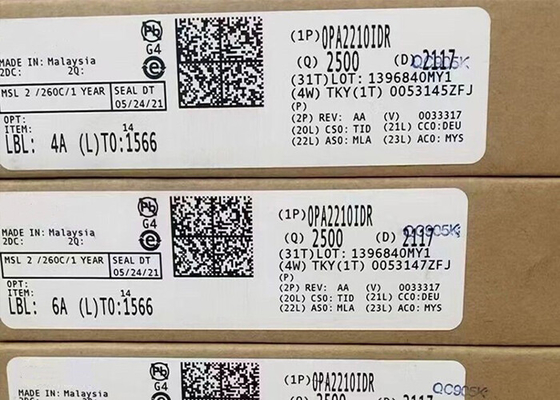 Puissance réduite OPA2210IDR 36V Amplificateurs opérationnels puce IC 8-SOIC circuit intégré