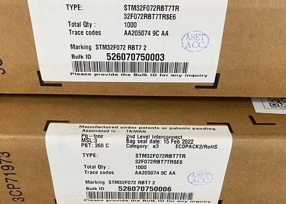 STM32F072R8T7 IC microcontrôleur intégré 32 bits à un seul cœur 48MHz 64KB