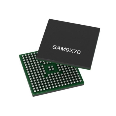 Puce à circuits intégrés SAM9X70-I/4PB 1 noyau 32 bits 800 MHz