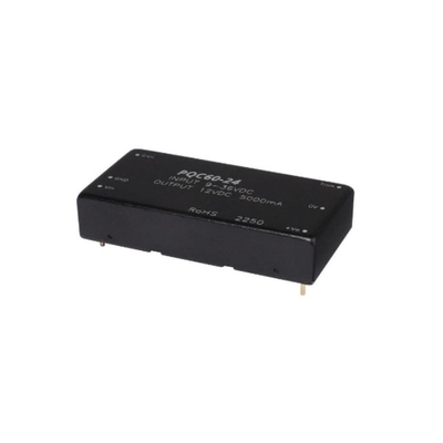 Puce de circuit intégré PQC60-24-S24 Sorties réglées uniques Convertisseur CC-DC