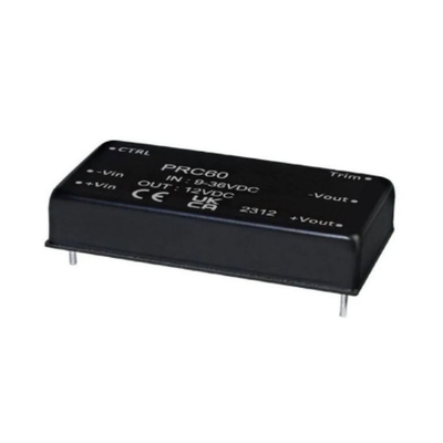 Puce de circuit intégré PRC60-48-S24 sorties doubles module isolé DC DC convertisseur