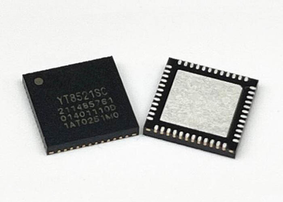 Transcepteur Ethernet Gigabit à port unique de niveau de consommation YT8521SC-CA