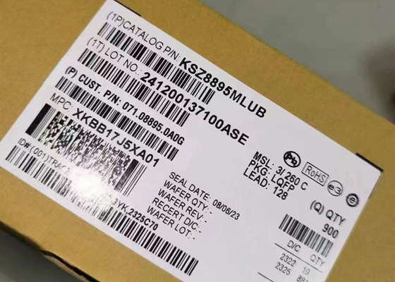 IC Ethernet KSZ8895MLUB Commutateurs Ethernet automobiles intégrés à 5 ports LQFP-128