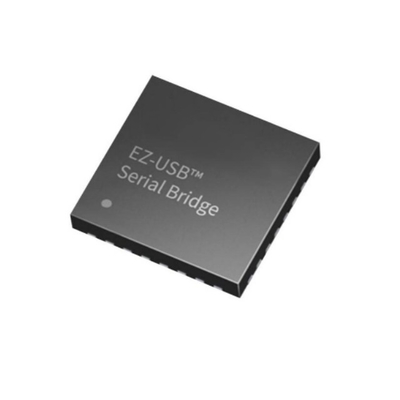 Puce de circuit intégré CY7C65223T-24LQXST USB à pleine vitesse vers le contrôleur UART QFN-24