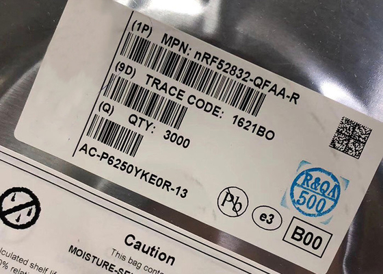 Système multiprotocole de rf sur la puce NRF52832-QFAA-R NRF52832 BT Smart 2.4GHz SoC