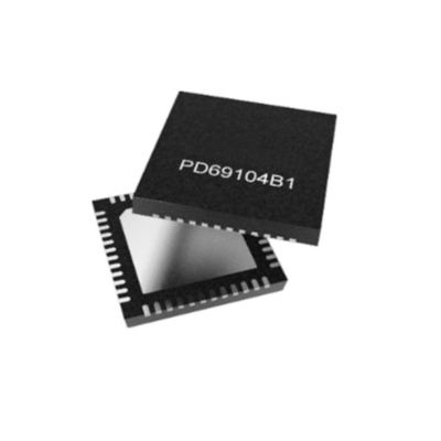 Puits de circuit intégré PD69104B1ILQ 4 ports Power Over Ethernet Manager IC QFN-48
