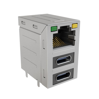 RJE36188344CH Connecteurs RJE36 série Combo-empilée connecteur jack modulaire 8POS