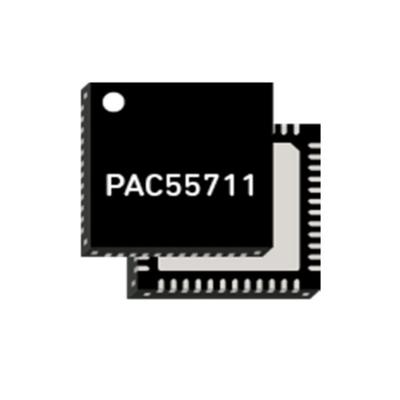 PAC55711 Contrôleur de moteur BLDC à puce de circuit intégré avec des caractéristiques de production avancées