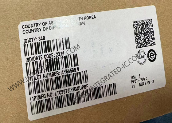 Puce de circuit intégré LTC2979IY 9V à 72V Contrôleur de pont à diodes idéal DFN8