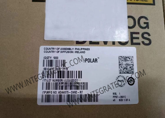 ADA4075-2ARZ puce de circuit intégré 6,5 MHz amplificateur de bruit ultra-faible à faible puissance