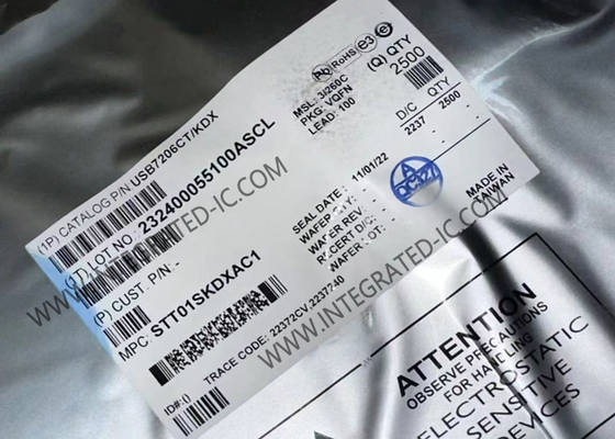 Puce de circuit intégré USB7206CT/KDX USB 3.1 Génération 2 contrôleur de moyeu VQFN-100