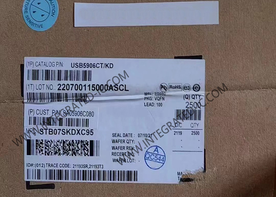 Un système d'exploitation est utilisé pour la fabrication de circuits intégrés USB5906CT/KD