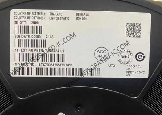 Puce de circuit intégré LTC7003EMSE 60V protégée par le pilote de commutateur statique NMOS latéral