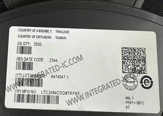 LTC2484CDD puce de circuit intégré à 24 bits ΔΣ ADC avec entrée de courant facile DFN-10