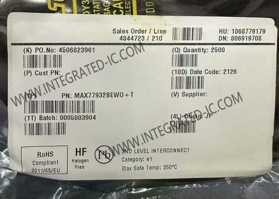 MAX77932BEWO puce de circuit intégré 8A convertisseur à condensateur commuté à double phase