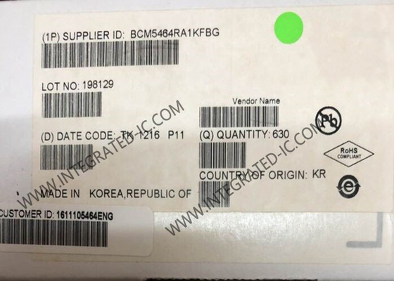 BCM5464RA1KFBG Ethernet IC Quad-Port 10/100/1000BASE-T Émetteur-récepteur Ethernet en cuivre à gigabit