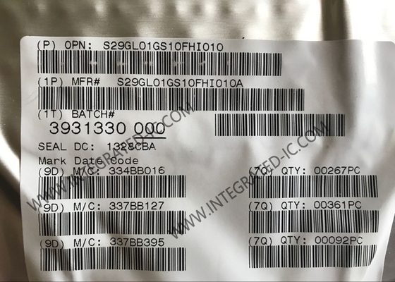 S29GL01GS10FHI010 Puce IC mémoire 1Gbit parallèle MIRRORBITTM Eclipse ou IC mémoire flash