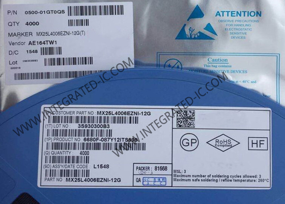 MX25L4006EZNI-12G Puce de mémoire IC 4Mbit CMOS série NOR mémoire flash WSON-8