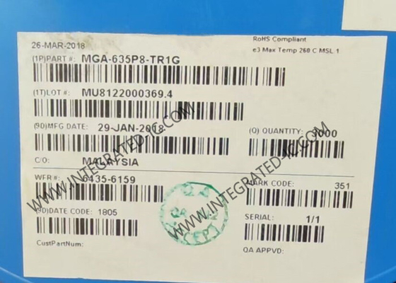 Module de communication sans fil MGA-635P8-TR1G Amplificateur à très faible bruit à haute linéarité