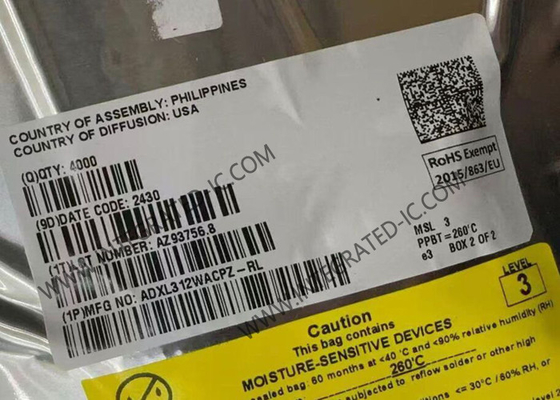 ADXL312WACPZ Capteur IC Ultra faible puissance Accéléromètre numérique à trois axes LFCSP-32