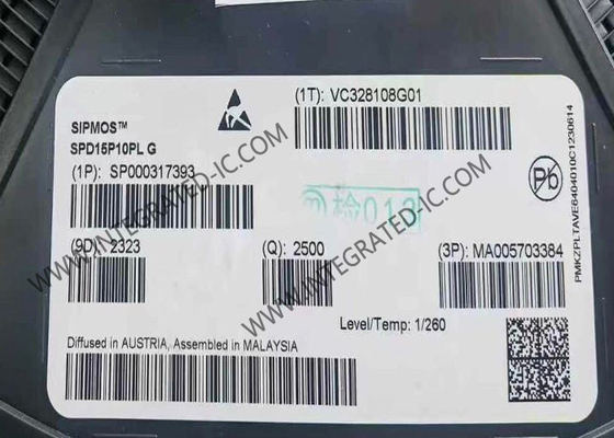 Puits de circuit intégré SPD15P10PL SIPMOS® Puissance-transistors 100V MOSFETs de puissance par canal P