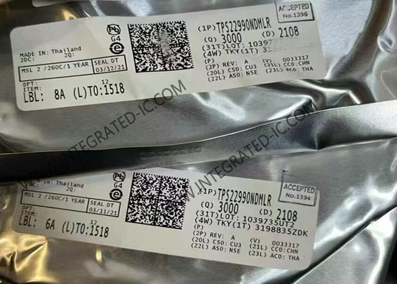 TPS22990NDMLR Puce de circuit intégré 5.5V 10A 3,9 mΩ Commutateur IC de charge sur résistance