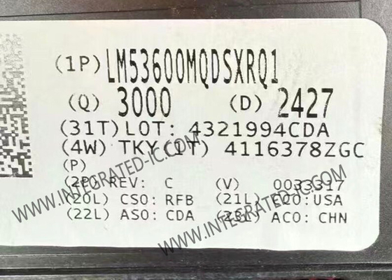 LM53600MQDSXRQ1 puce de circuit intégré automobile 3,5 V à 36 V 650mA convertisseur step-down synchrone de 2,1 MHz