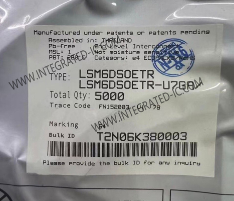 L'unité de mesure de l'inertie LGA-14L iNEMO 6DoF