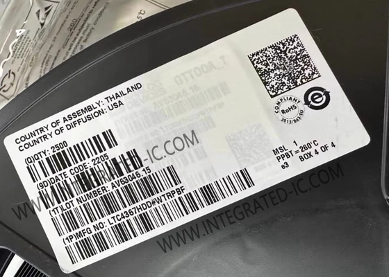 LTC4367HDD puce de circuit intégré 100V surtension sous tension et régulateur de protection contre l'alimentation inverse