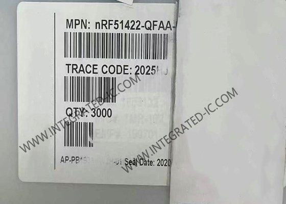 NRF51422-QFAA BT IC Multiprotocol BT Système sur puce à faible consommation d'énergie et 2,4 GHz