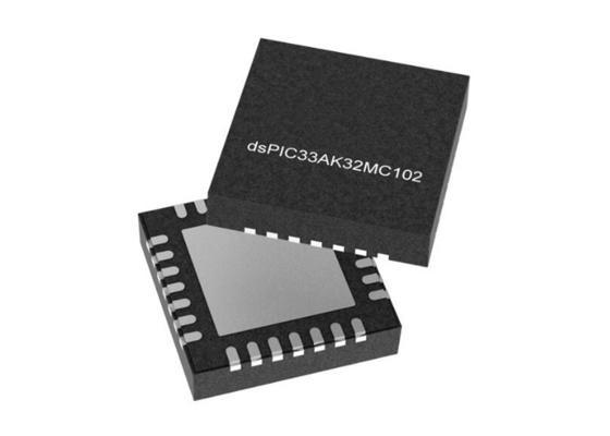 DSPIC33AK32MC102-I/M7 Microcontrôleur MCU 32 bits DSC VQFN-28 Contrôleur de signal numérique