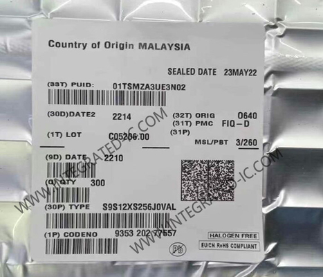 S9S12XS256J0VAL Microcontrôleur MCU 16 bits MCU 40 MHz HCS12X Microcontrôleur IC