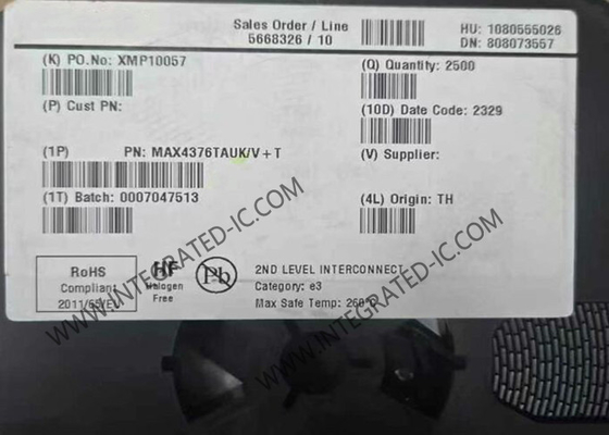 MAX4376TAUK puce de circuit intégré 1mA amplificateur de sens du courant latéral élevé unique