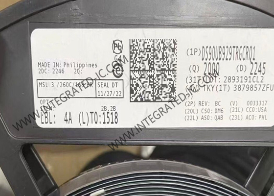 DS90UB929TRGCRQ1 puce de circuit intégré 5,95 Gbps FPD Lien III Serializer de pont VQFN64