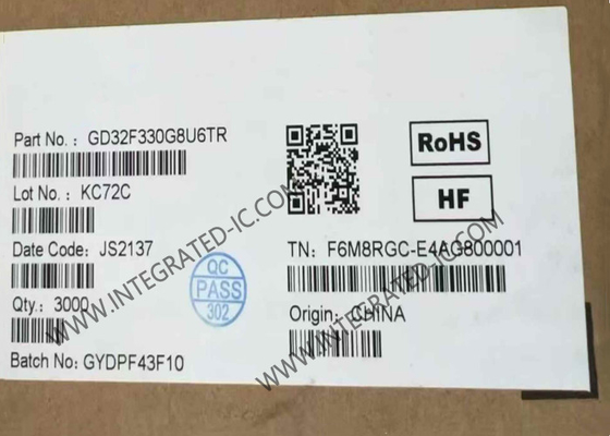GD32F330G8U6TR Microcontrôleur MCU 84MHz Niveau d'entrée 32Bit Microcontrôleur QFN28