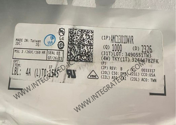 AMC1301DWVR puce de circuit intégré d'amplificateur isolé renforcé de précision pour détection de courant