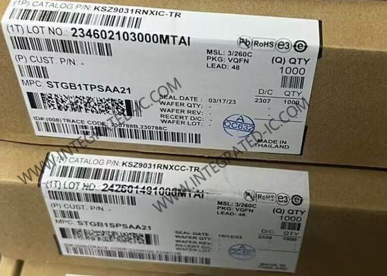 Transcepteur Ethernet Gigabit KSZ9031RNXIC avec interface RGMII QFN-48