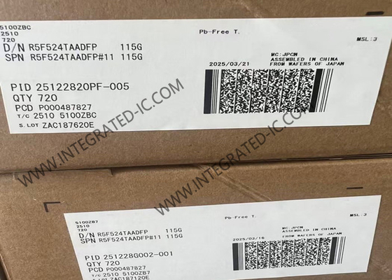 R5F524TAADFP Microcontrôleur MCU Microcontrôleur 32 bits avec FPU intégré permettant de conduire deux moteurs simultanément