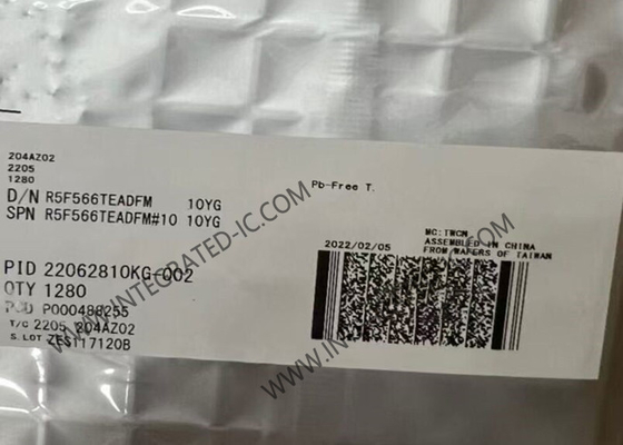 R5F566TEADFM Microcontrôleur MCU Microcontrôleur 32 bits 160MHz 32 bits MCU à cœur unique