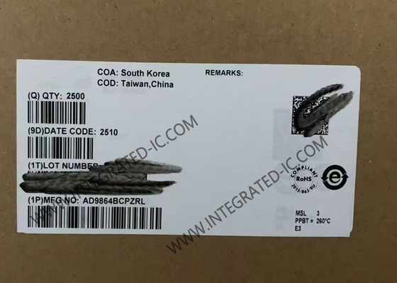 Module de communication sans fil AD9864BCPZRL 3.3V Récepteur RF à faible puissance IC LFCSP-48