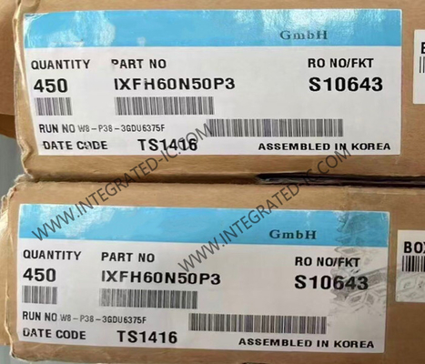 IXFH60N50P3 Transistors MOSFET à amplification de puissance par puce de circuit intégré N-Channel