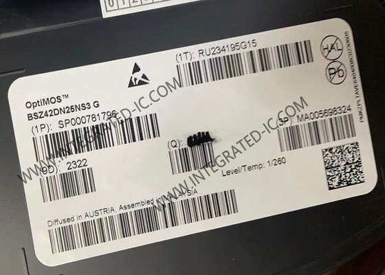 Les transistors MOSFET de puissance N-canal sont équipés de puces de circuit intégré BSZ42DN25NS3G à 250V OptiMOSTM 3