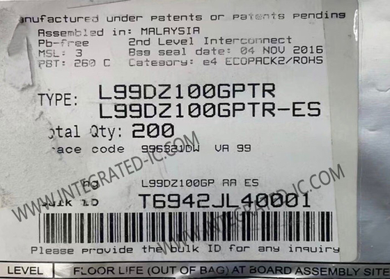 L99DZ100GPTR Systèmes de zone de porte à puce de circuit intégré IC module de porte automobile LQFP64