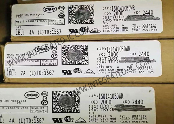 Puce de circuit intégré ISO1410BDWR 500kbps Transcepteur RS-485 RS-422 isolé SOIC16