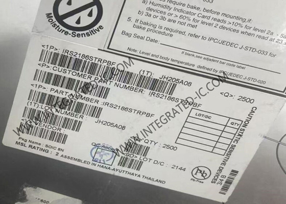 IRS2186STRPBF puce de circuit intégré 600V EiceDRIVER Directeur de porte de côté haut et bas