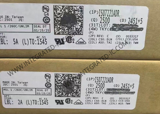 ISO7221ADR Puce de circuit intégré 2500Vrms Isolateurs numériques à double canal SOIC8