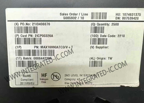 Puce de circuit intégré MAX16990ATCD 36V 2.5MHz contrôleur de boost automobile