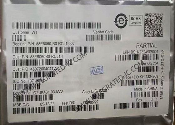 88E6060-B0-RCJ1I000 Ethernet IC intégration à puce unique 6 ports 10/100 commutateur Ethernet