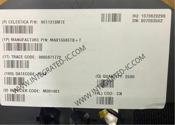 MAX1556ETB Circuit intégré à puce Convertisseurs CC-CC abaisseurs PWM 1,2 A à haut rendement