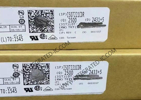 Circuit intégré ISO7221CDR, isolateurs numériques à deux canaux, 2500Vrms, SOIC8